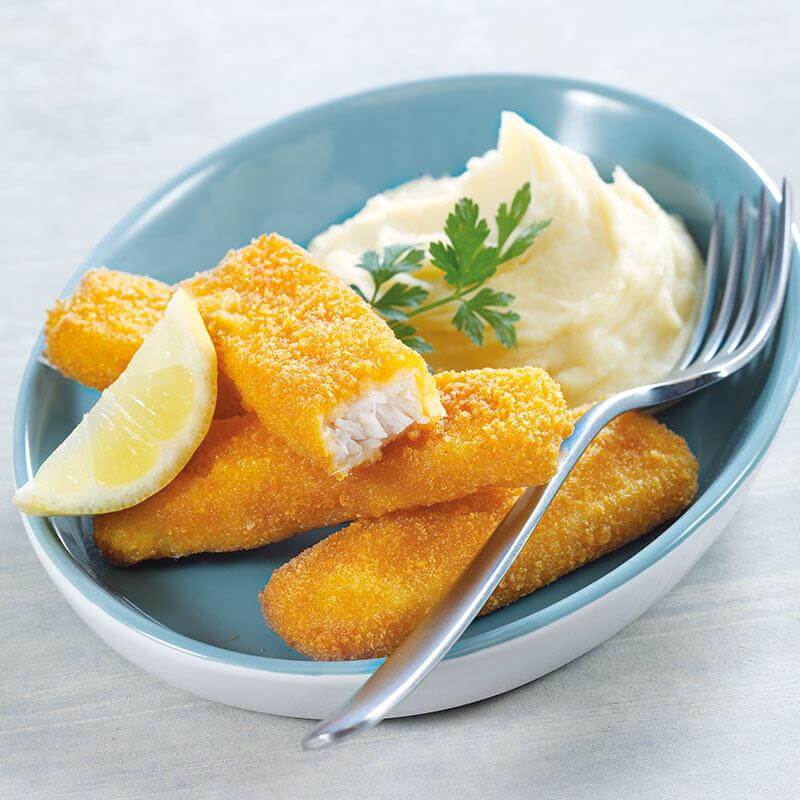 Bâtonnets de poisson panés (surgelés)