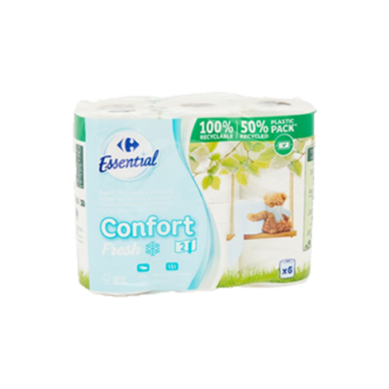 Carrefour Essential Confort papier toilette x6