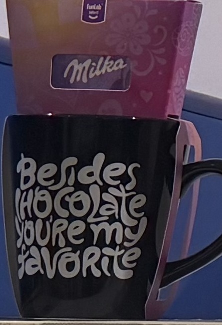 Coffret mug "Besides Chocolate You're My Favorite" + Milka (funlab)