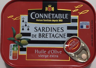 Connétable Sardines à l'huile d'olive Bretagne