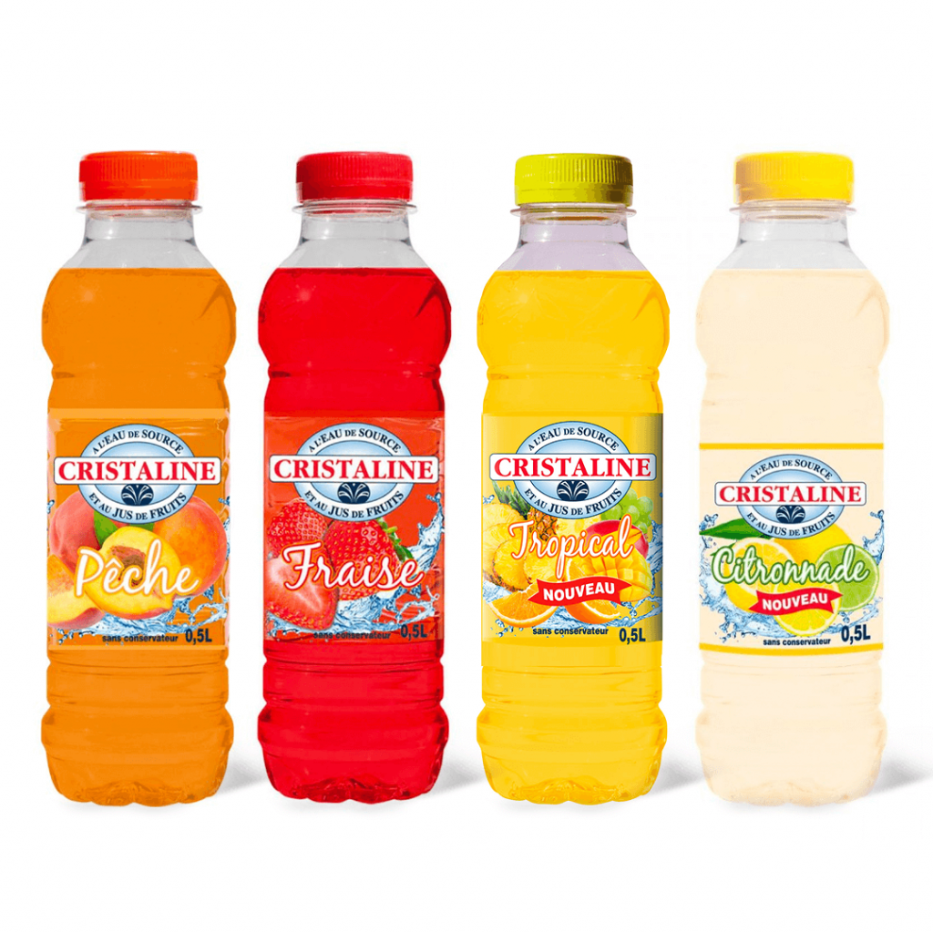Cristaline aromatisée (verte) 50 cl