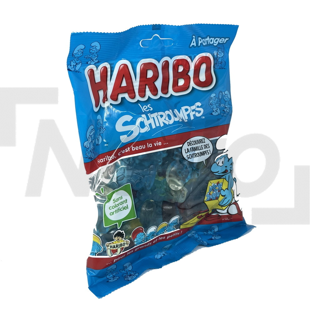 Haribo Schtroumpfs à partager