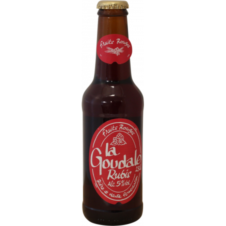 La Goudale Rubis (bière aux fruits rouges) 25 cl