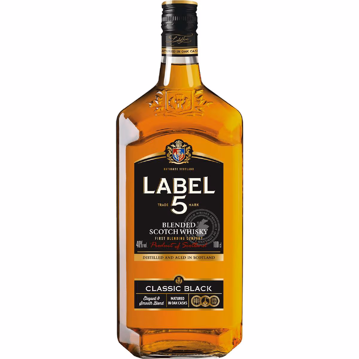 Label 5 Blended Scotch Whisky Classic Black