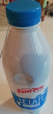 Lait demi-écrémé (bouteille bleue)