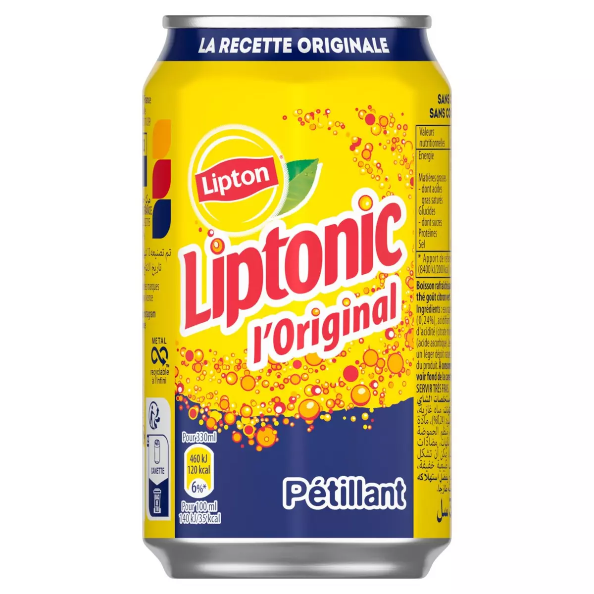 Liptonic l'Original pétillant (canette)