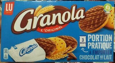 LU Granola L'Original Portion Pratique goût Chocolat au lait