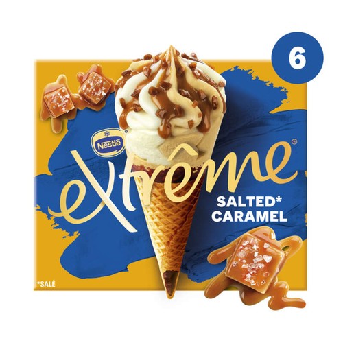 Nestlé Extrême Caramel (cônes glacés x6)