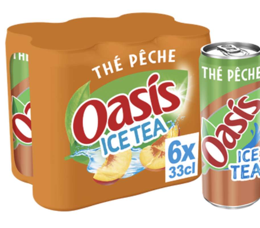 Oasis Ice Tea saveur Thé Pêche 33 cl