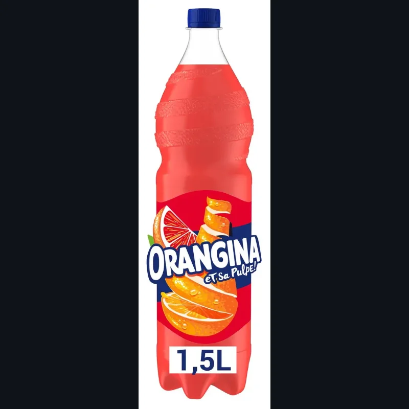 Orangina Rouge et sa pulpe 1,5L