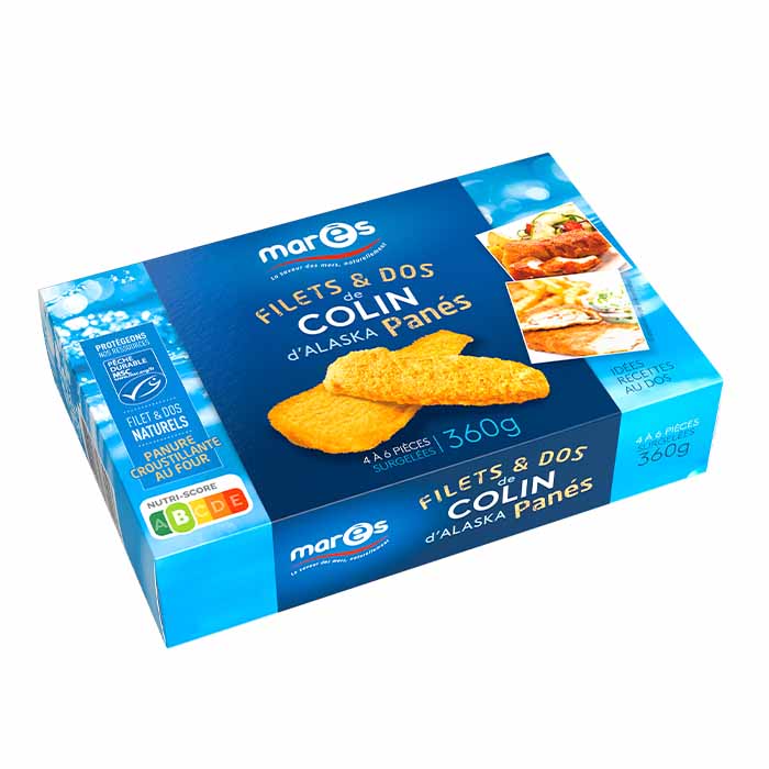 Panés de colin pack 15x30 g (surgelés)