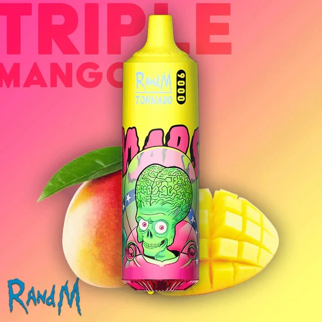 RandM Tornado 9000 puffs Triple Mango