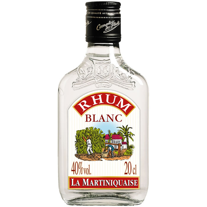 Rhum Blanc La Martiniquaise 40 % 20 cl