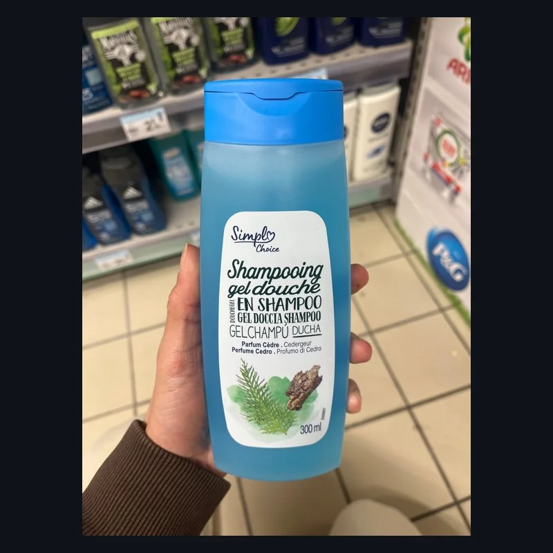 Simply shampooing gel douche