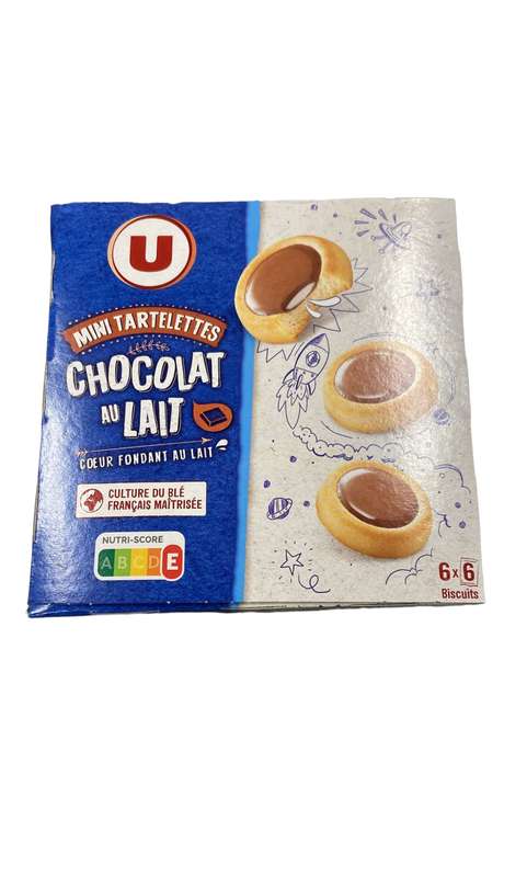 Tarlette goût chocolat au lait