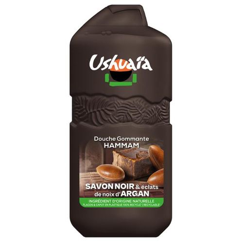 Ushuaïa douche gommante Hammam Savon Noir Argan