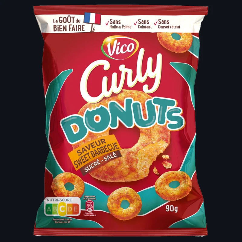 Vico Curly Donuts Sweet BBQ